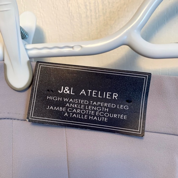 J & L Atelier - High waisted, tapered leg pants / trousers - Picture 2 of 5